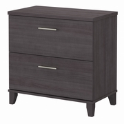 Somerset Collection: Storm Gray Lateral File Cabinet <FONT COLOR=GREEN>-FREE SHIPPING-</FONT>