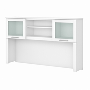 Somerset Collection: White Hutch <FONT COLOR=GREEN>-FREE SHIPPING-</FONT>