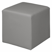 SQUARE STOOL OTTOMAN- GREY <FONT COLOR=GREEN>-FREE SHIPPING-</FONT>