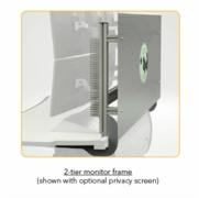 ST-MF2-4B:  2-Tier Monitor Frame For SmartTrac Console.