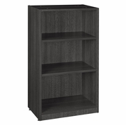 STAND UP BOOKCASE WITHOUT TOP- ASH GREY <FONT COLOR=GREEN>-FREE SHIPPING-</FONT>