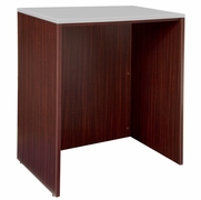 STAND UP DESK WITHOUT TOP- MAHOGANY <FONT COLOR=GREEN>-FREE SHIPPING-</FONT>