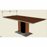 Stand Up Desk Height Adjustable Desk. Adjusts Vertically W/Electric Motors.  VIDEO BELOW.