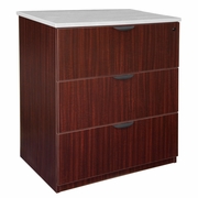 STAND UP LATERAL FILE WITHOUT TOP- MAHOGANY <FONT COLOR=GREEN>-FREE SHIPPING-</FONT>