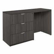 STAND UP SIDE TO SIDE LATERAL FILE/ DESK- ASH GREY <FONT COLOR=GREEN>-FREE SHIPPING-</FONT>