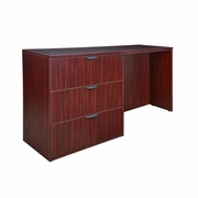 STAND UP SIDE TO SIDE LATERAL FILE/ DESK- MAHOGANY <FONT COLOR=GREEN>-FREE SHIPPING-</FONT>