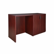 STAND UP SIDE TO SIDE STORAGE CABINET/ DESK- MAHOGANY <FONT COLOR=GREEN>-FREE SHIPPING-</FONT>