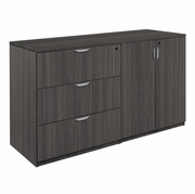STAND UP SIDE TO SIDE STORAGE CABINET/ LATERAL FILE- ASH GREY <FONT COLOR=GREEN>-FREE SHIPPING-</FONT>