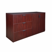STAND UP SIDE TO SIDE STORAGE CABINET/ LATERAL FILE- MAHOGANY <FONT COLOR=GREEN>-FREE SHIPPING-</FONT>