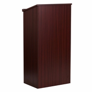 STAND-UP WOOD LECTERN IN MAHOGANY: <font color=green>FREE SHIPPING!</font>