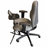 STENO CHAIR FOR COURT REPORTERS & CAPTIONERS. INCLUDES CUTOUT FOR STENOGRAPH TRIPOD. 12 CHAIR STYLES FROM $786-$1499 W/FREE SHIPPING.