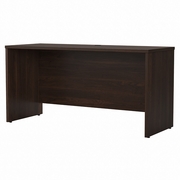 STUDIO C 60W X 24D CREDENZA DESK: BLACK WALNUT <FONT COLOR=GREEN>-FREE SHIPPING-</FONT>