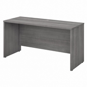 STUDIO C 60W X 24D CREDENZA DESK: PLATINUM GRAY <FONT COLOR=GREEN>-FREE SHIPPING-</FONT>