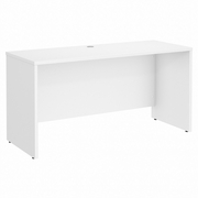 STUDIO C 60W X 24D CREDENZA DESK: WHITE <FONT COLOR=GREEN>-FREE SHIPPING-</FONT>