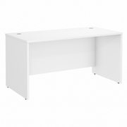 STUDIO C 60W X 30D OFFICE DESK: WHITE <FONT COLOR=GREEN>-FREE SHIPPING-</FONT>