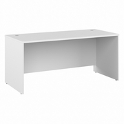 STUDIO C 66W X 30D OFFICE DESK: WHITE <FONT COLOR=GREEN>-FREE SHIPPING-</FONT>