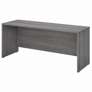 STUDIO C 72W X 24D CREDENZA DESK: PLATINUM GRAY <FONT COLOR=GREEN>-FREE SHIPPING-</FONT>