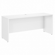 STUDIO C 72W X 24D CREDENZA DESK: WHITE <FONT COLOR=GREEN>-FREE SHIPPING-</FONT>
