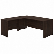 STUDIO C 72W X 30D L SHAPED DESK WITH 42W RETURN: BLACK WALNUT <FONT COLOR=GREEN>-FREE SHIPPING-</FONT> STUDIO C 72W X 30D L SHAPED DESK WITH 42W RETURN: BLACK WALNUT <FONT COLOR=GREEN>-FREE SHIPPING-</FONT>