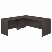 STUDIO C 72W X 30D L SHAPED DESK WITH 42W RETURN: STORM GRAY <FONT COLOR=GREEN>-FREE SHIPPING-</FONT> STUDIO C 72W X 30D L SHAPED DESK WITH 42W RETURN: STORM GRAY <FONT COLOR=GREEN>-FREE SHIPPING-</FONT>