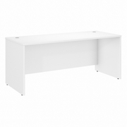 STUDIO C 72W X 30D OFFICE DESK: WHITE <FONT COLOR=GREEN>-FREE SHIPPING-</FONT>