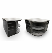 TABLES & CABINETRY FOR ERGOTRAC & ERGOFITT CONTROL ROOM CONSOLES TABLES & CABINETRY FOR ERGOTRAC & ERGOFITT CONTROL ROOM CONSOLES