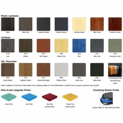 TBC IntelliTrac Finishes: Laminates, Linoleum, 3DThermofoil, Plexi Acrylic. TBC IntelliTrac Finishes: Laminates, Linoleum, 3DThermofoil, Plexi Acrylic.