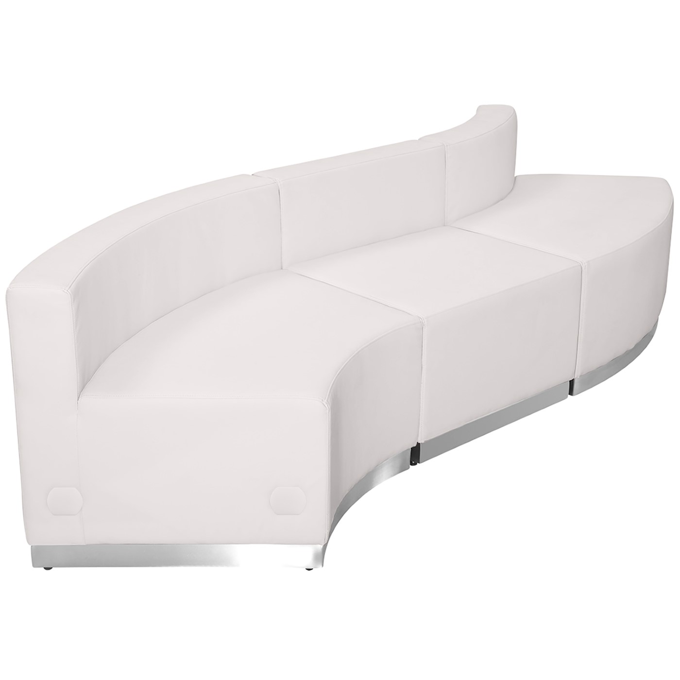 TOUGH ENOUGH ALON SERIES MELROSE WHITE LEATHERSOFT RECEPTION CONFIGURATION, 3 PIECES <font color=green>FREE SHIPPING!</font> TOUGH ENOUGH ALON SERIES MELROSE WHITE LEATHERSOFT RECEPTION CONFIGURATION, 3 PIECES <font color=green>FREE SHIPPING!</font>