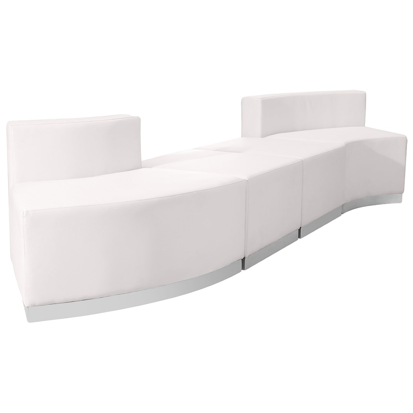 TOUGH ENOUGH ALON SERIES MELROSE WHITE LEATHERSOFT RECEPTION CONFIGURATION, 4 PIECES <font color=green>FREE SHIPPING!</font> TOUGH ENOUGH ALON SERIES MELROSE WHITE LEATHERSOFT RECEPTION CONFIGURATION, 4 PIECES <font color=green>FREE SHIPPING!</font>