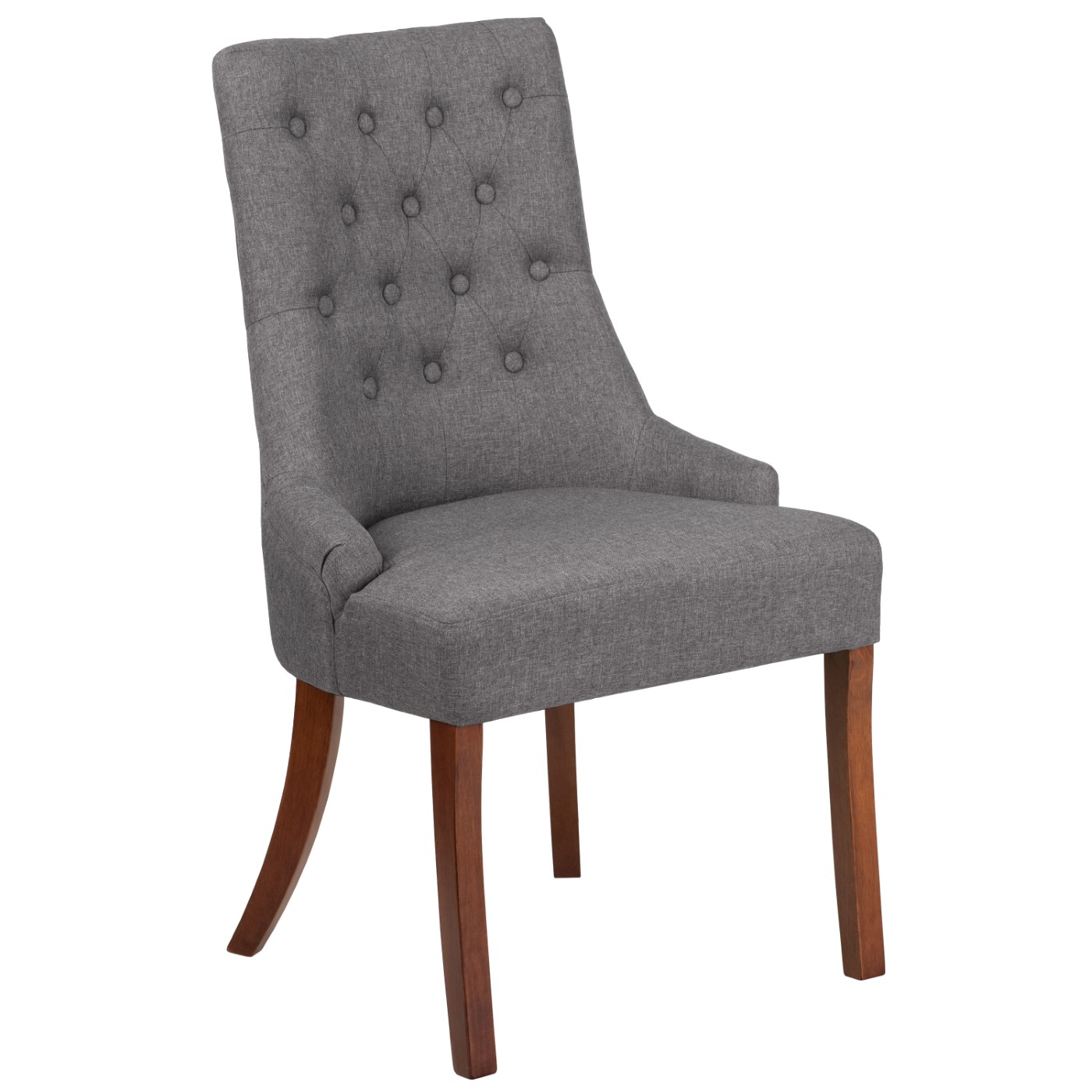 TOUGH ENOUGH PADDINGTON SERIES GRAY FABRIC TUFTED CHAIR: <font color=green>FREE SHIPPING!</font> TOUGH ENOUGH PADDINGTON SERIES GRAY FABRIC TUFTED CHAIR: <font color=green>FREE SHIPPING!</font>