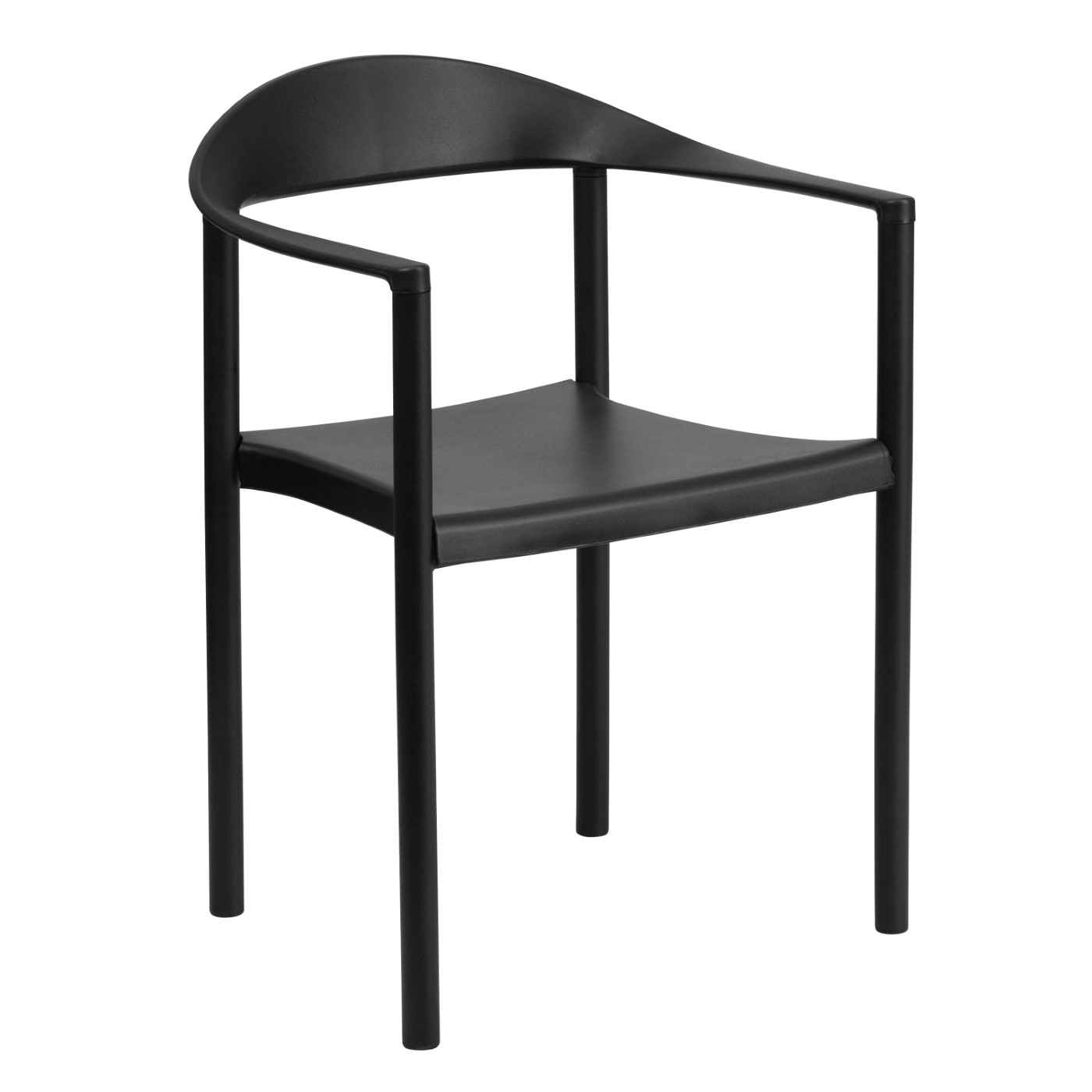 TOUGH ENOUGH SERIES 1000 LB. CAPACITY BLACK PLASTIC CAFE STACK CHAIR: <font color=green>FREE SHIPPING!</font> TOUGH ENOUGH SERIES 1000 LB. CAPACITY BLACK PLASTIC CAFE STACK CHAIR: <font color=green>FREE SHIPPING!</font>