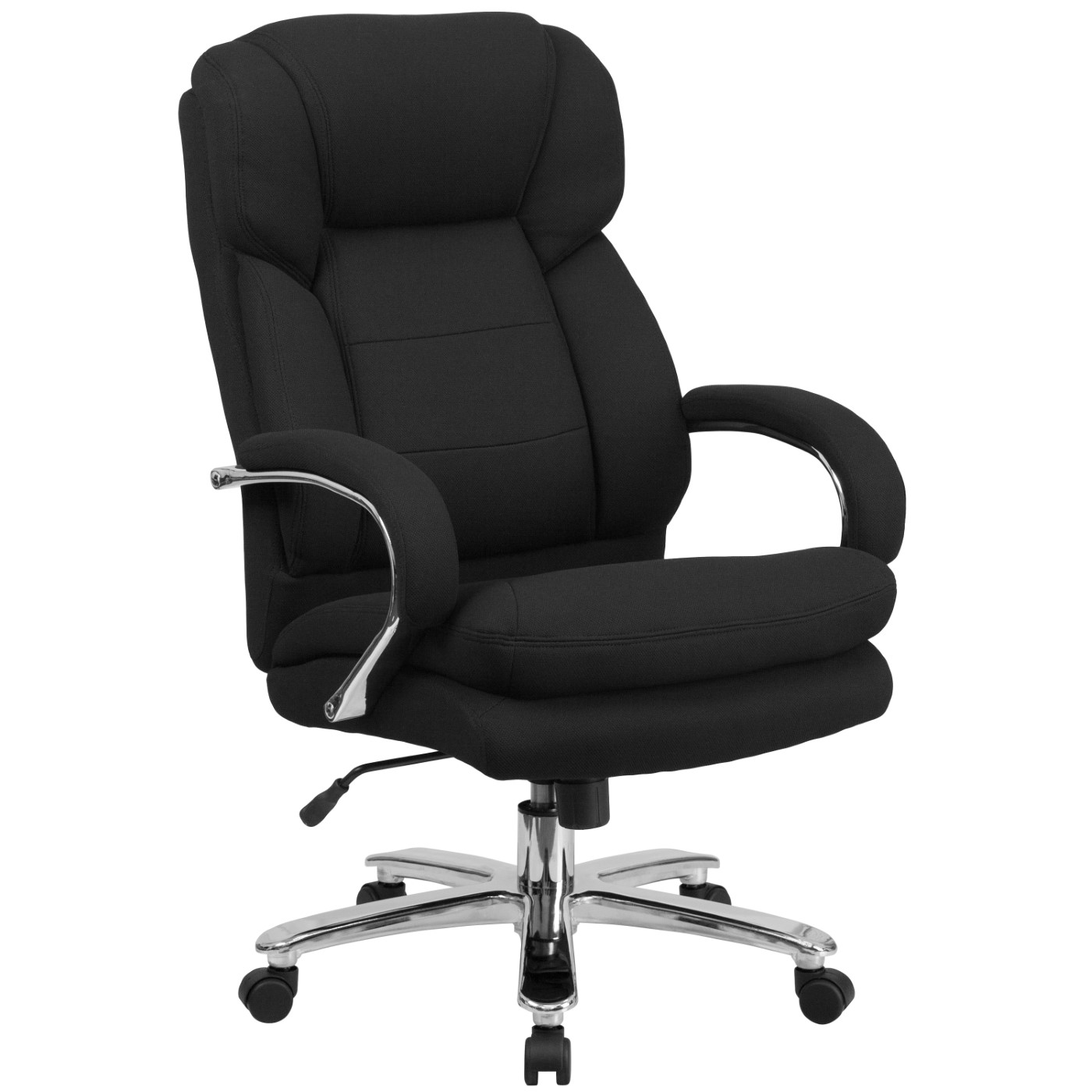 TOUGH ENOUGH SERIES 24/7 INTENSIVE USE BIG & TALL 500 LB. RATED BLACK FABRIC EXECUTIVE ERGONOMIC OFFICE CHAIR WITH LOOP ARMS: <font color=green>FREE SHIPPING!</font> TOUGH ENOUGH SERIES 24/7 INTENSIVE USE BIG & TALL 500 LB. RATED BLACK FABRIC EXECUTIVE ERGONOMIC OFFICE CHAIR WITH LOOP ARMS: <font color=green>FREE SHIPPING!</font>