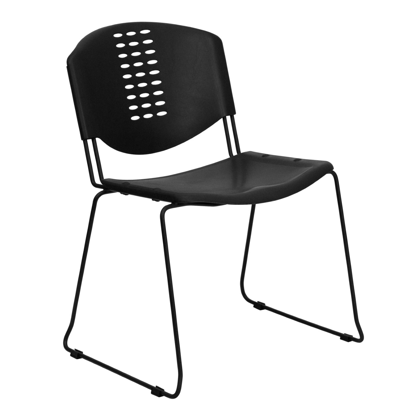 TOUGH ENOUGH SERIES 400 LB. CAPACITY BLACK PLASTIC STACK CHAIR WITH BLACK FRAME: <font color=green>FREE SHIPPING!</font> TOUGH ENOUGH SERIES 400 LB. CAPACITY BLACK PLASTIC STACK CHAIR WITH BLACK FRAME: <font color=green>FREE SHIPPING!</font>