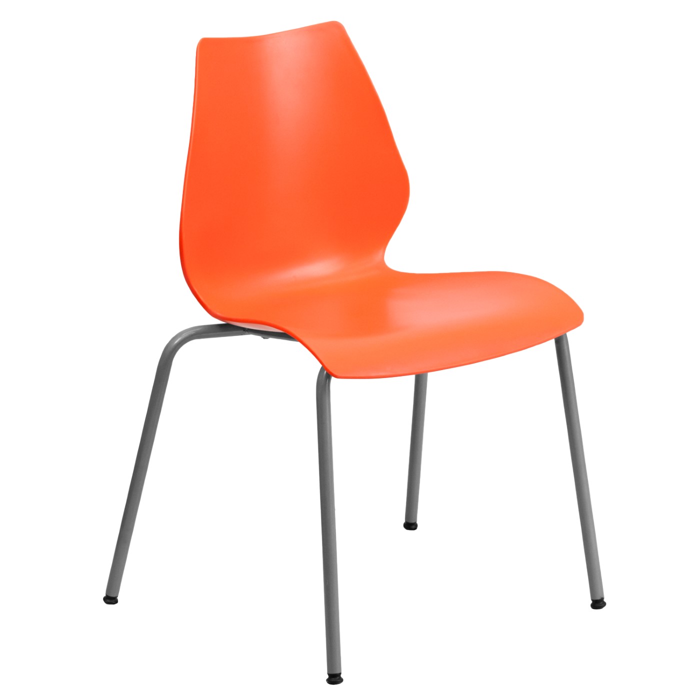 TOUGH ENOUGH SERIES 770 LB. CAPACITY ORANGE STACK CHAIR WITH LUMBAR SUPPORT AND SILVER FRAME: <font color=green>FREE SHIPPING!</font> TOUGH ENOUGH SERIES 770 LB. CAPACITY ORANGE STACK CHAIR WITH LUMBAR SUPPORT AND SILVER FRAME: <font color=green>FREE SHIPPING!</font>