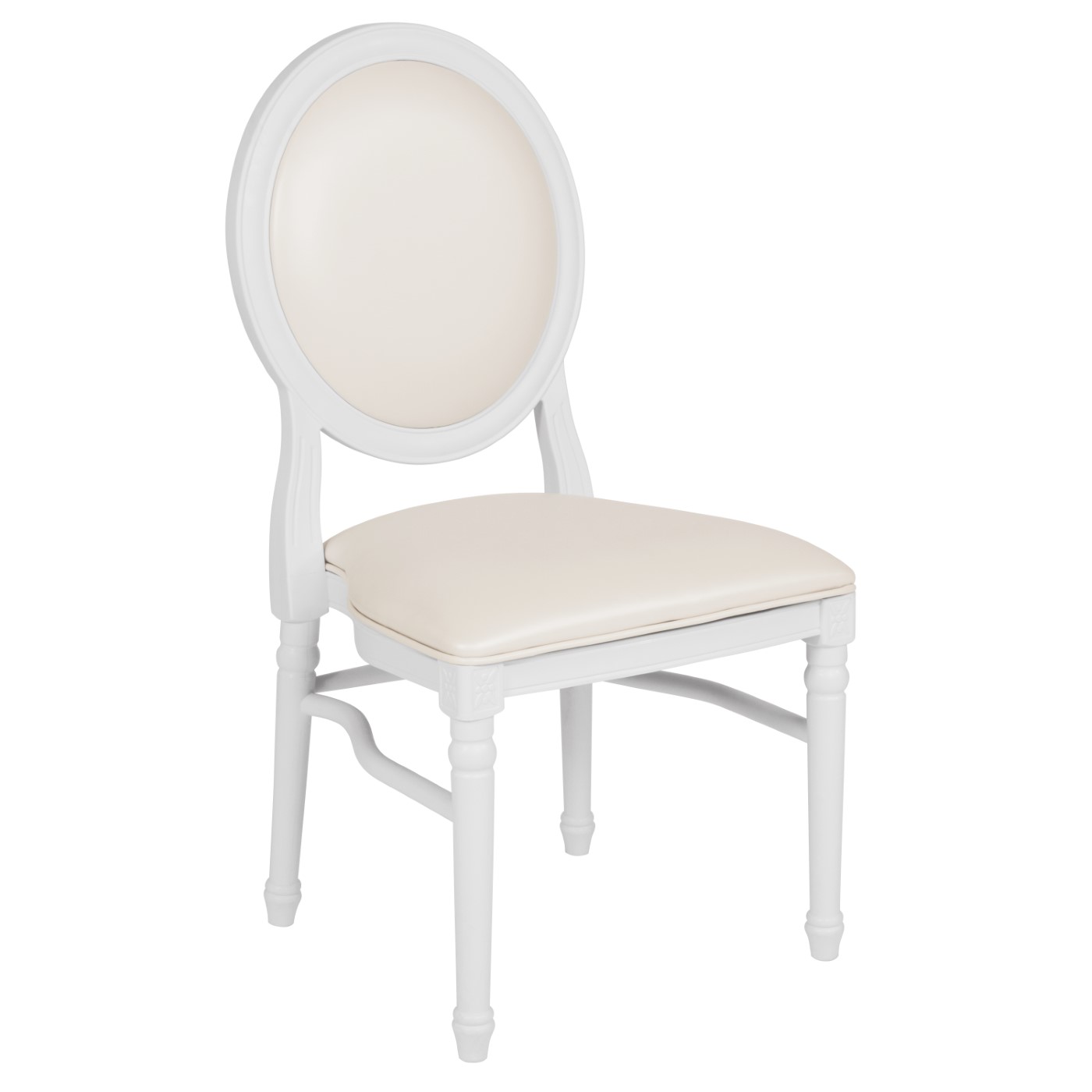 TOUGH ENOUGH SERIES 900 LB. CAPACITY KING LOUIS CHAIR WITH WHITE VINYL BACK AND SEAT AND WHITE FRAME: <font color=green>FREE SHIPPING!</font> TOUGH ENOUGH SERIES 900 LB. CAPACITY KING LOUIS CHAIR WITH WHITE VINYL BACK AND SEAT AND WHITE FRAME: <font color=green>FREE SHIPPING!</font>