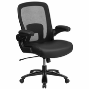 TOUGH ENOUGH SERIES BIG & TALL 500 LB. RATED BLACK MESH/LEATHERSOFT EXECUTIVE ERGONOMIC OFFICE CHAIR WITH ADJUSTABLE LUMBAR: <font color=green>FREE SHIPPING!</font> TOUGH ENOUGH SERIES BIG & TALL 500 LB. RATED BLACK MESH/LEATHERSOFT EXECUTIVE ERGONOMIC OFFICE CHAIR WITH ADJUSTABLE LUMBAR: <font color=green>FREE SHIPPING!</font>