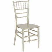 TOUGH ENOUGH SERIES CHAMPAGNE RESIN STACKING CHIAVARI CHAIR: <font color=green>FREE SHIPPING!</font>