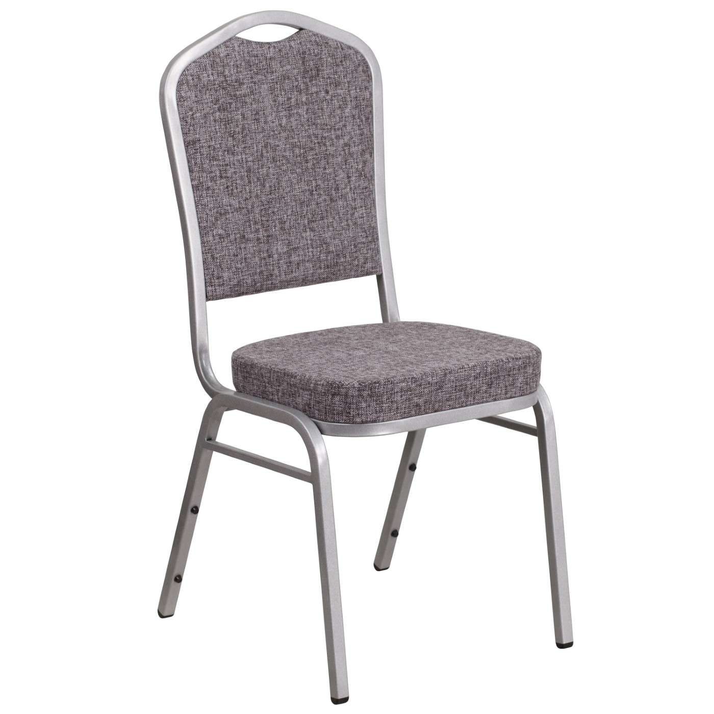 TOUGH ENOUGH SERIES CROWN BACK STACKING BANQUET CHAIR IN HERRINGBONE FABRIC - SILVER FRAME: <font color=green>FREE SHIPPING!</font> TOUGH ENOUGH SERIES CROWN BACK STACKING BANQUET CHAIR IN HERRINGBONE FABRIC - SILVER FRAME: <font color=green>FREE SHIPPING!</font>