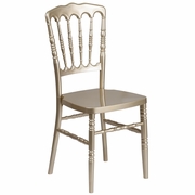 TOUGH ENOUGH SERIES GOLD RESIN STACKING NAPOLEON CHAIR <font color=green>FREE SHIPPING!</font>