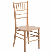 TOUGH ENOUGH SERIES NATURAL WOOD CHIAVARI CHAIR <font color=green>FREE SHIPPING!</font>
