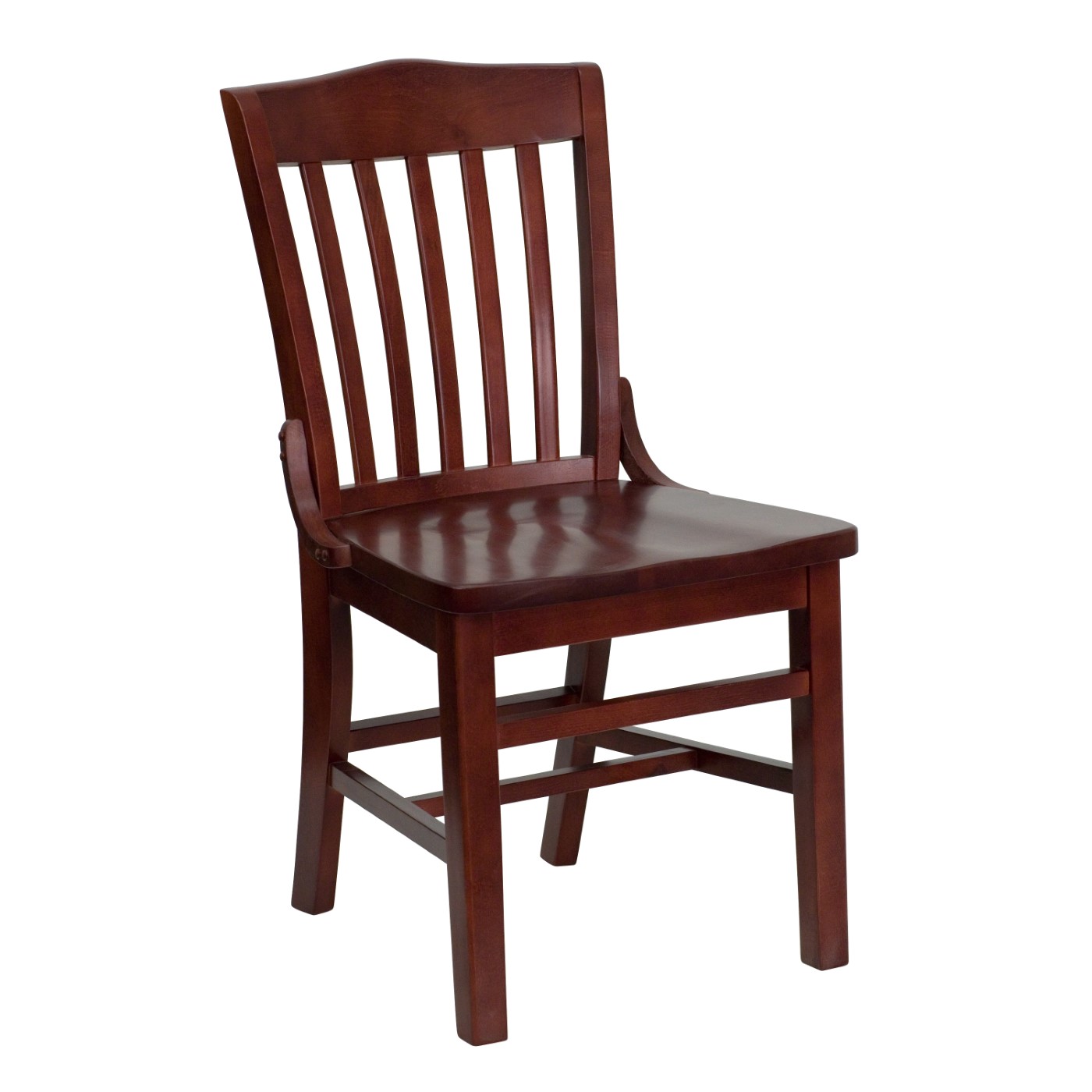 TOUGH ENOUGH SERIES SCHOOL HOUSE BACK MAHOGANY WOOD RESTAURANT CHAIR: <font color=green>FREE SHIPPING!</font> TOUGH ENOUGH SERIES SCHOOL HOUSE BACK MAHOGANY WOOD RESTAURANT CHAIR: <font color=green>FREE SHIPPING!</font>