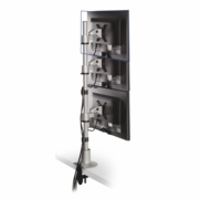 TRIPLE MONITOR STAND (3 MONITORS HIGH) #9136-T-40-104 TRIPLE MONITOR STAND (3 MONITORS HIGH) #9136-T-40-104