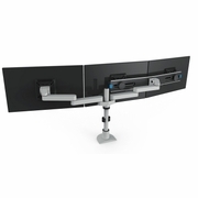 TRIPLE MONITOR STAND. VESA MOUNT HOLDS 3 MONITORS VERTICALLY OR HORIZONTALLY.