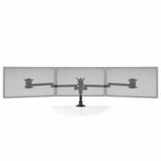 TRIPLE MONITOR STAND. VESA MOUNT HOLDS 3 MONITORS VERTICALLY OR HORIZONTALLY TO CREATE MORE DESKTOP WORKSPACE. FREE SHIPPING: