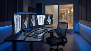 PACS RADIOLOGY FURNITURE. STAND UP DESK: