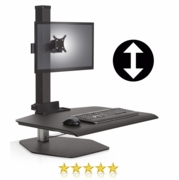 WINSTON SIT STAND WORKSTATION MONITOR RISER #WNST-1-FS. STAND TO GET FIT. HOLDS MONITOR TO 43": WINSTON SIT STAND WORKSTATION MONITOR RISER #WNST-1-FS. STAND TO GET FIT. HOLDS MONITOR TO 43":