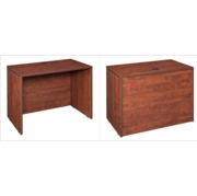 WITNESS STAND & COURT REPORTER'S DESK. DIMENSIONS 42" X 24".