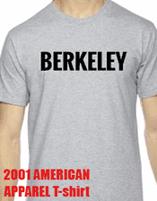 Berkeley American Apparel T-shirts Wholesale Blank Shirts California