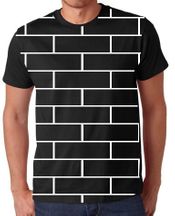 Black Brick Wall t-shirt - wholesale Blank t-shirts for sale in bulk