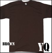 Brown Adult Jersey T-shirts